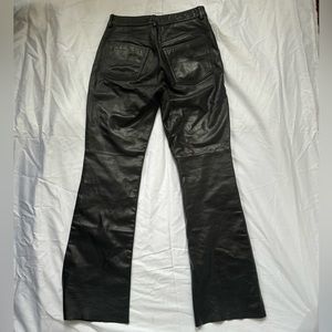 Genuine leather express 5 pocket pants